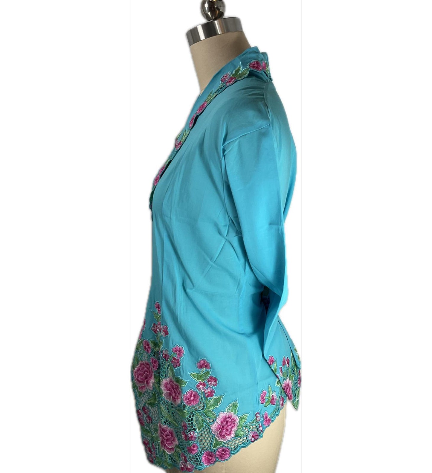 Premium Peranakan Top PPT-XL-BLUE-B6666011