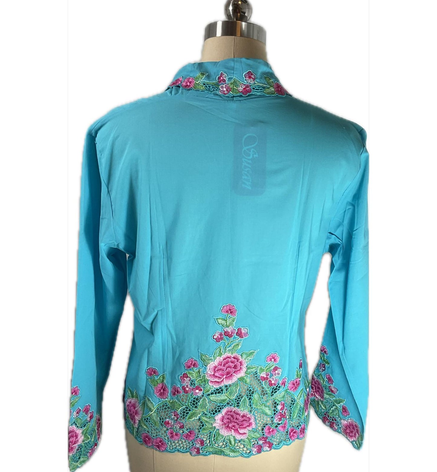 Premium Peranakan Top PPT-XL-BLUE-B6666011