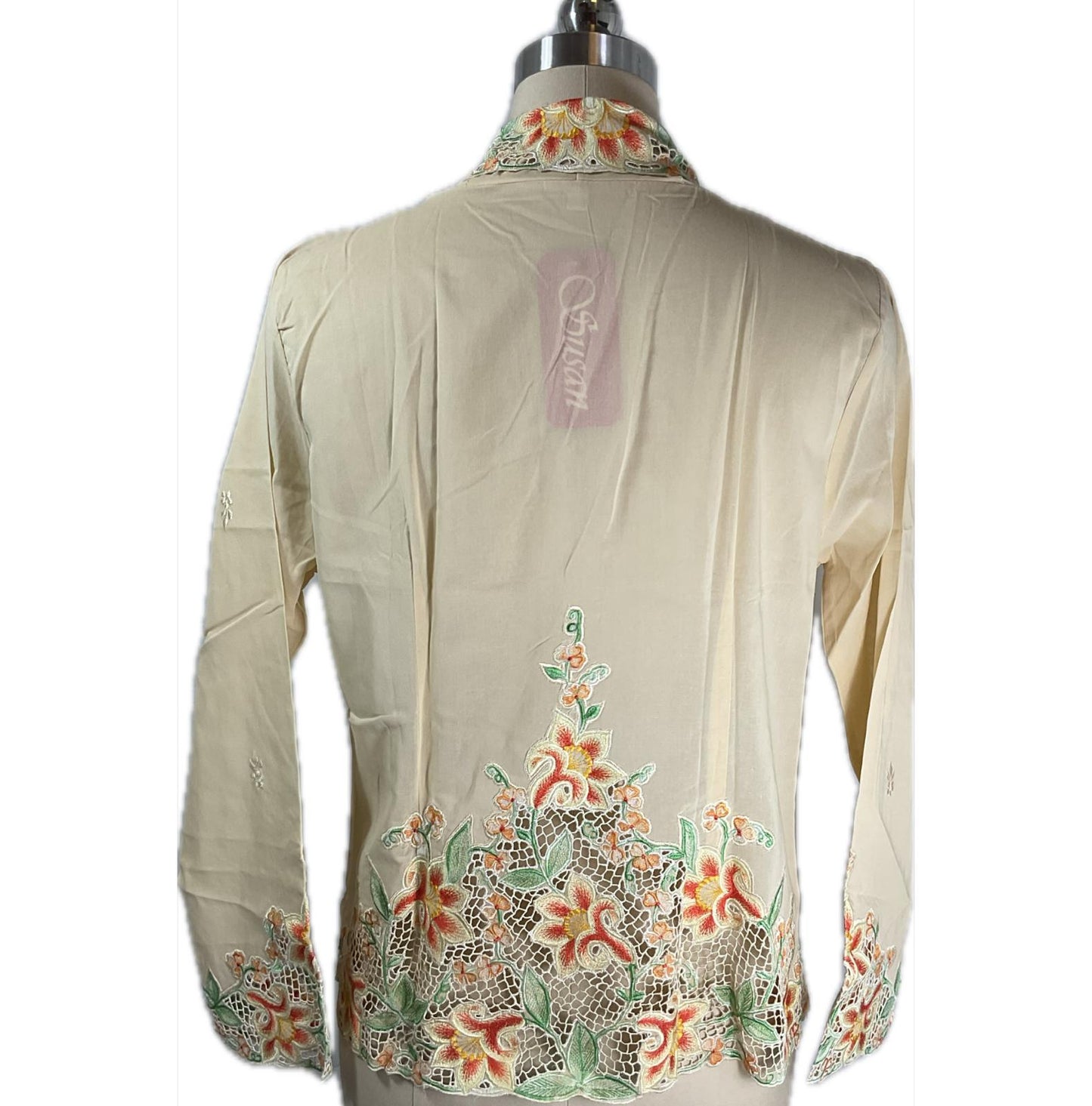Premium Peranakan Top PPT-XL-YELLOW-B6666017