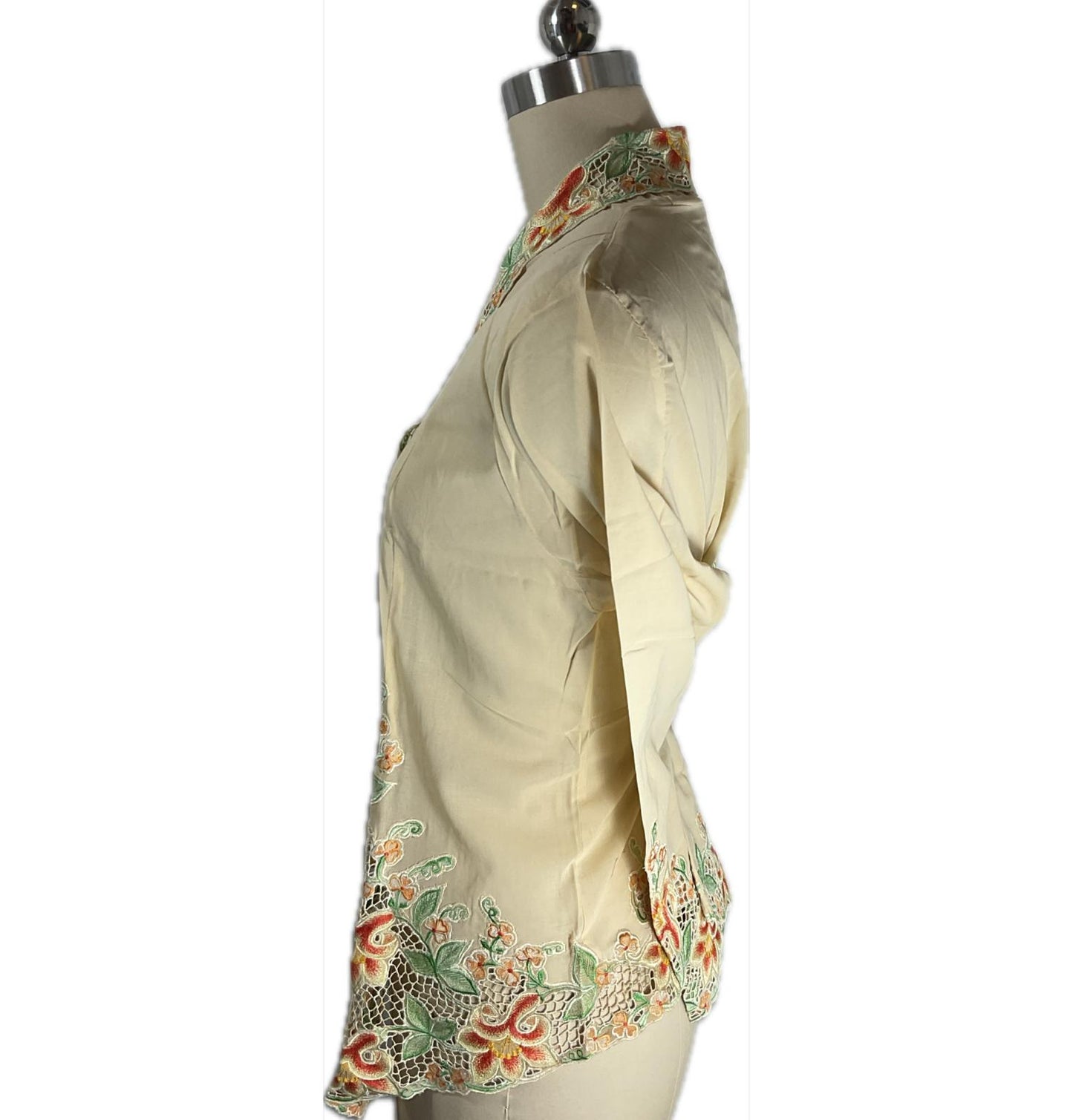 Premium Peranakan Top PPT-XL-YELLOW-B6666017