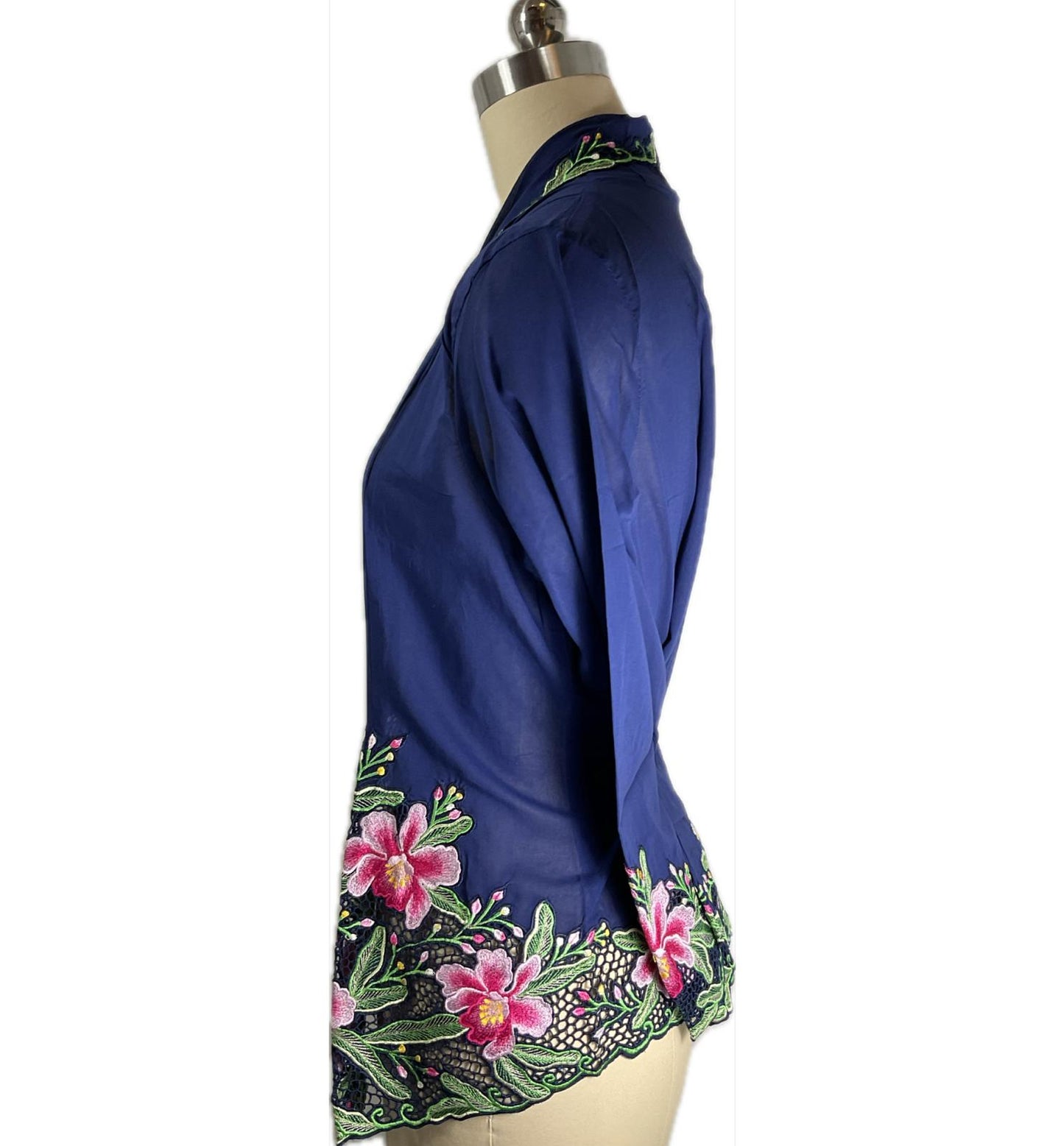 Premium Peranakan Top PPT-XL-BLUE-B6666012