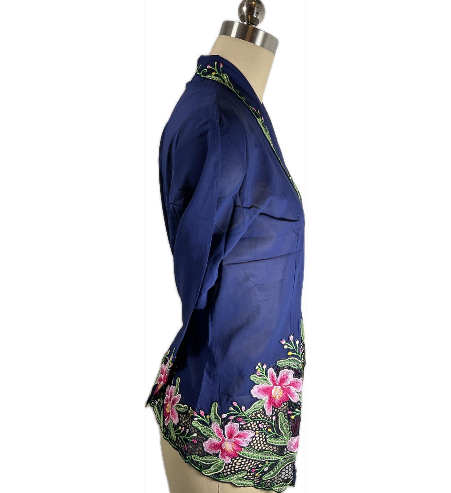 Premium Peranakan Top PPT-XL-BLUE-B6666012
