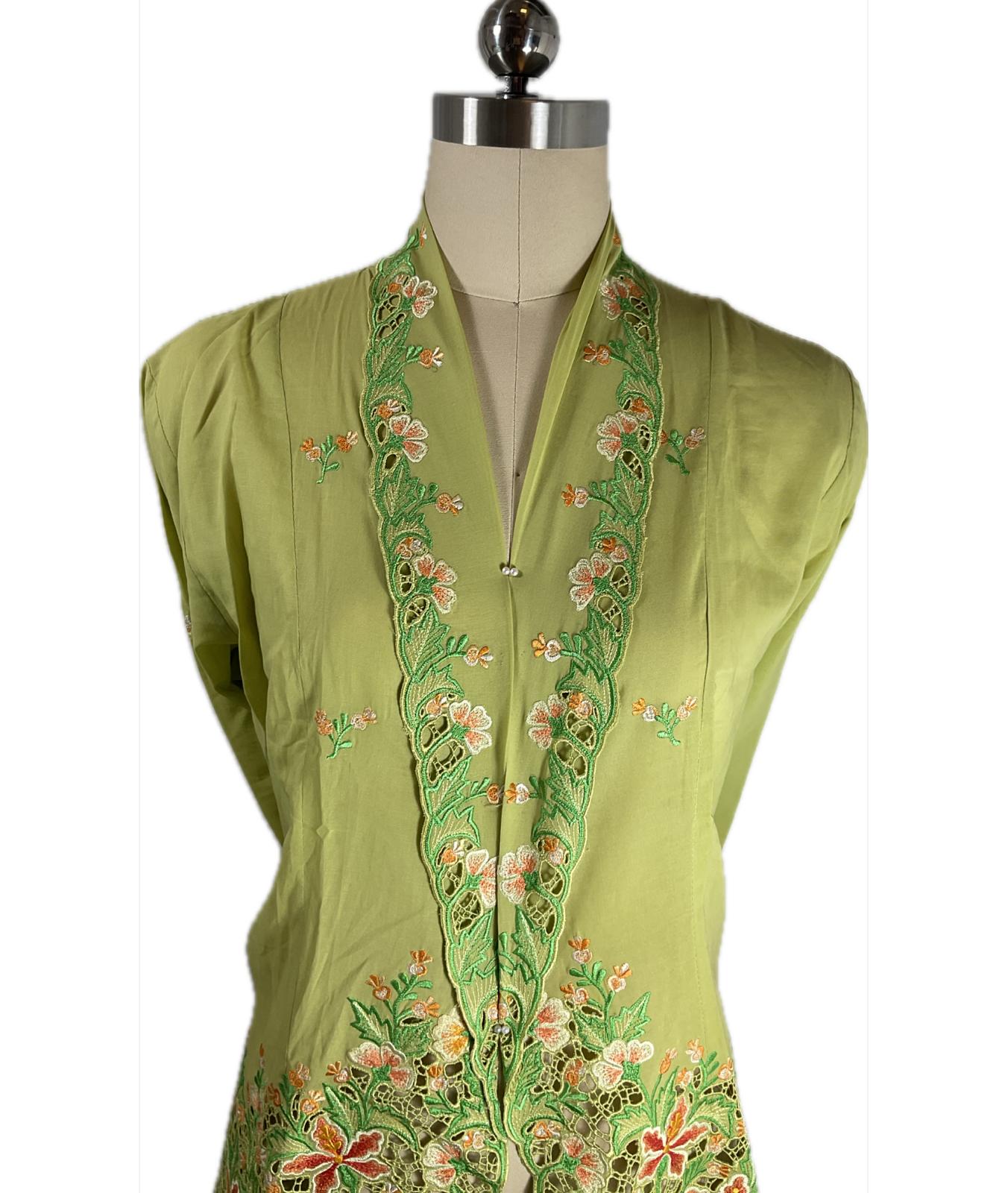Premium Peranakan Top PPT-XL-GREEN-B6666015