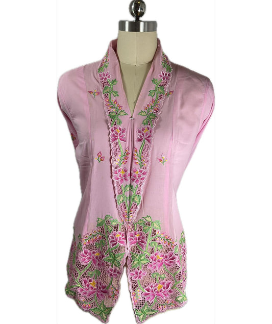 Premium Peranakan Top PPT-XL-PINK-B6666018