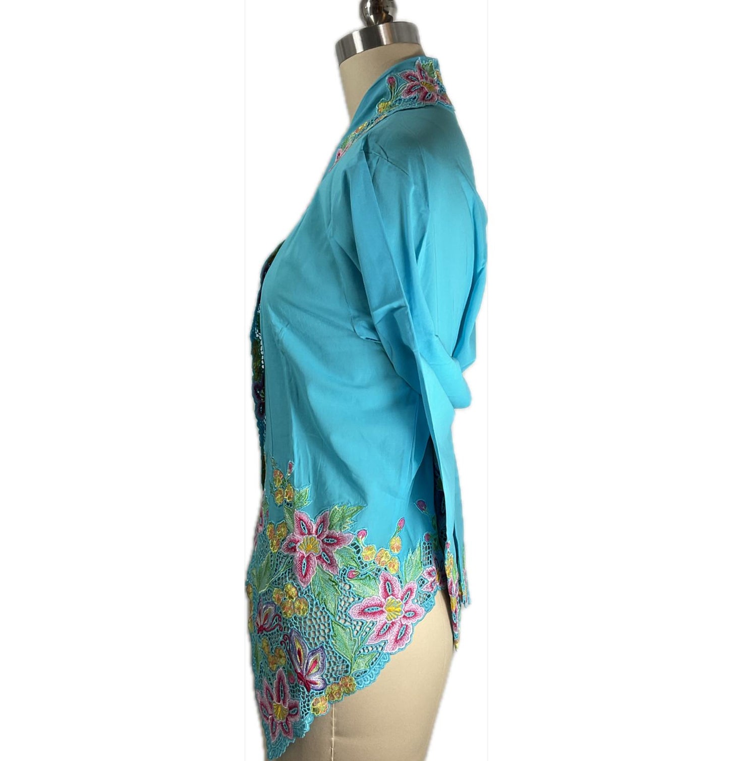 Premium Peranakan Top PPT-XL-BLUE-B6666019