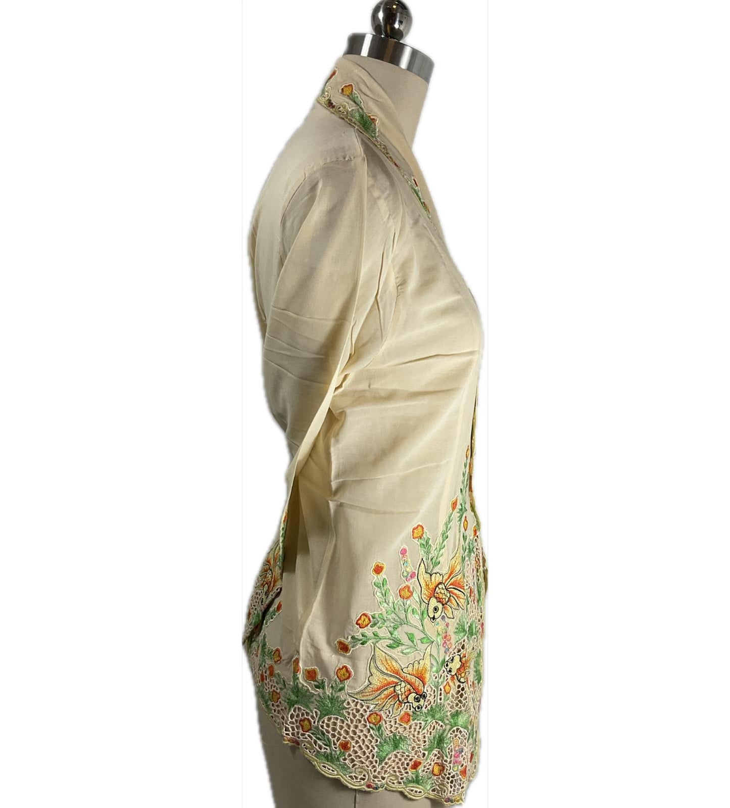 Premium Peranakan Top PPT-XL-YELLOW-B6666020