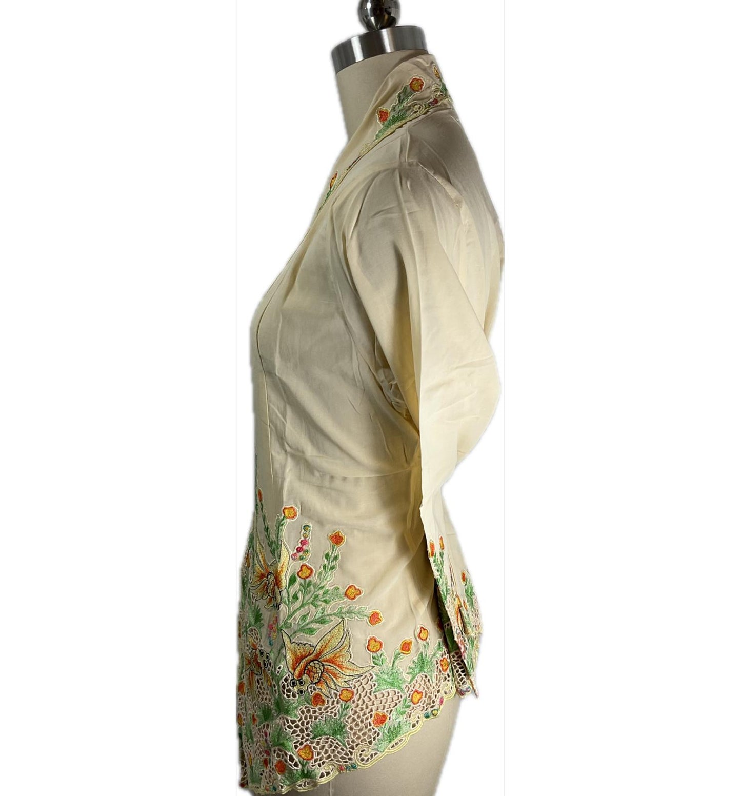 Premium Peranakan Top PPT-XL-YELLOW-B6666020