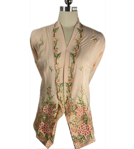 Premium Peranakan Top PPT-XL-PEACH-B6666021