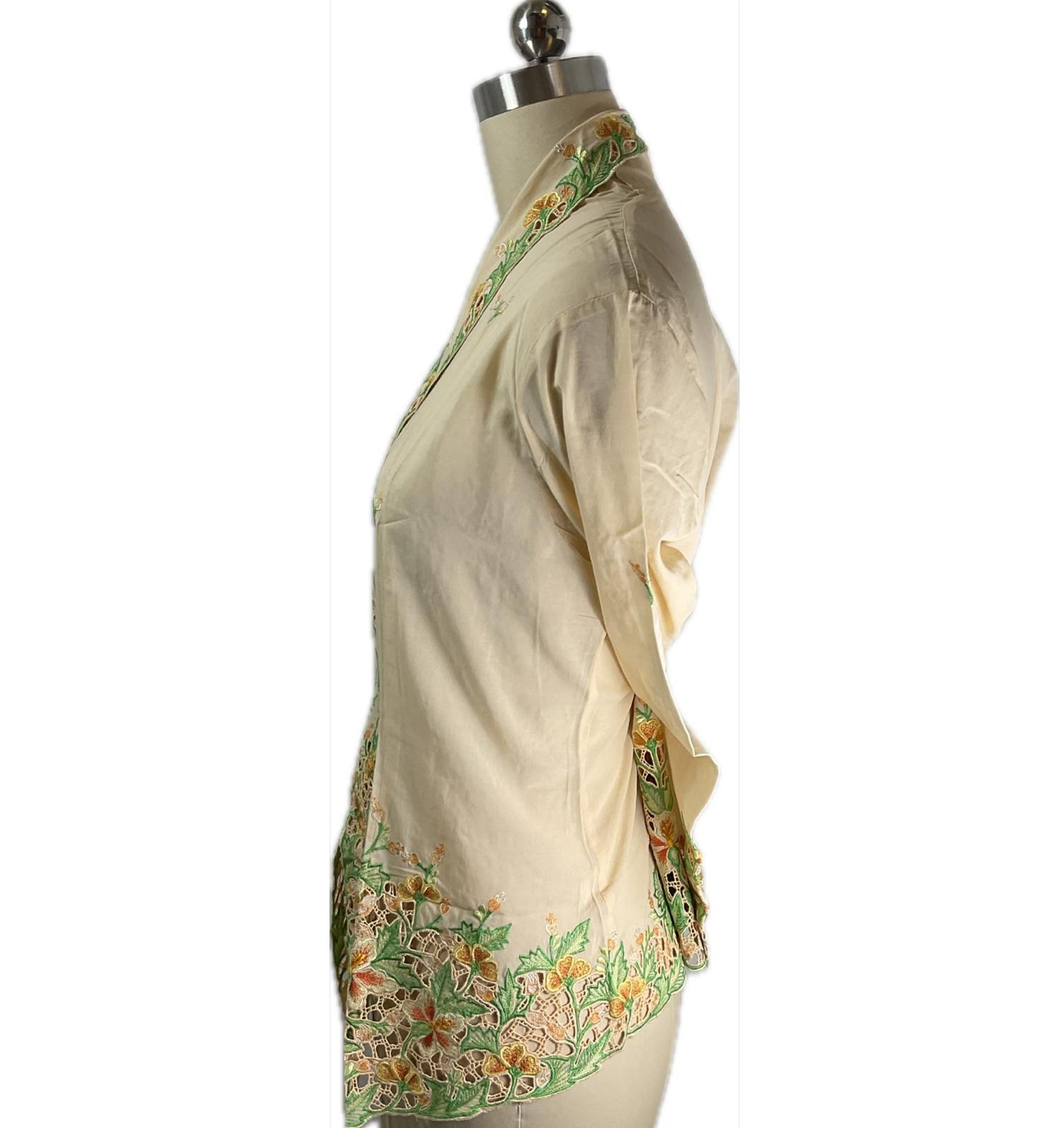 Premium Peranakan Top PPT-XL-YELLOW-B6666022