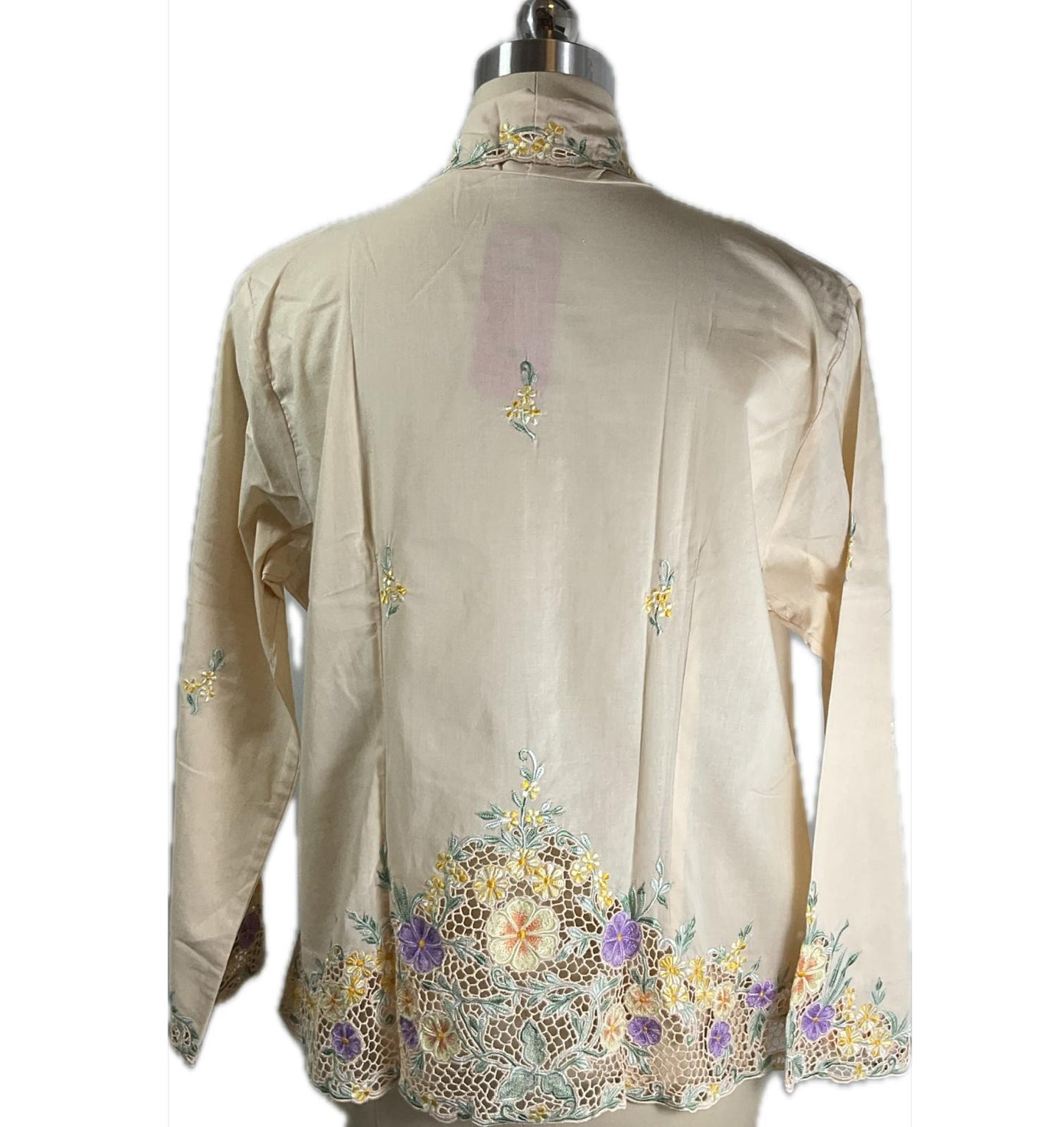 Premium Peranakan Top PPT-XL-YELLOW-B6666023