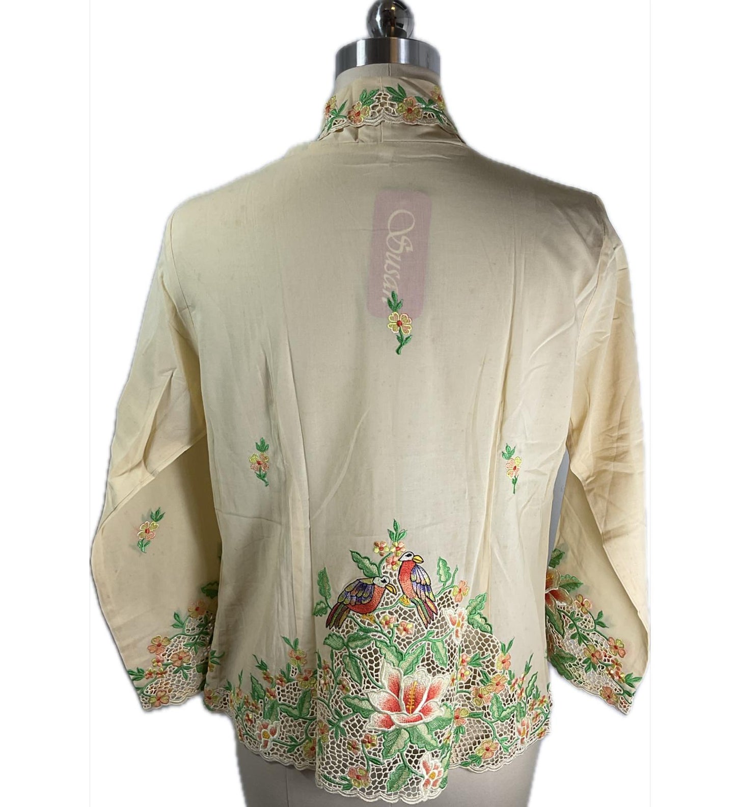 Premium Peranakan Top PPT-XL-YELLOW-B6666025