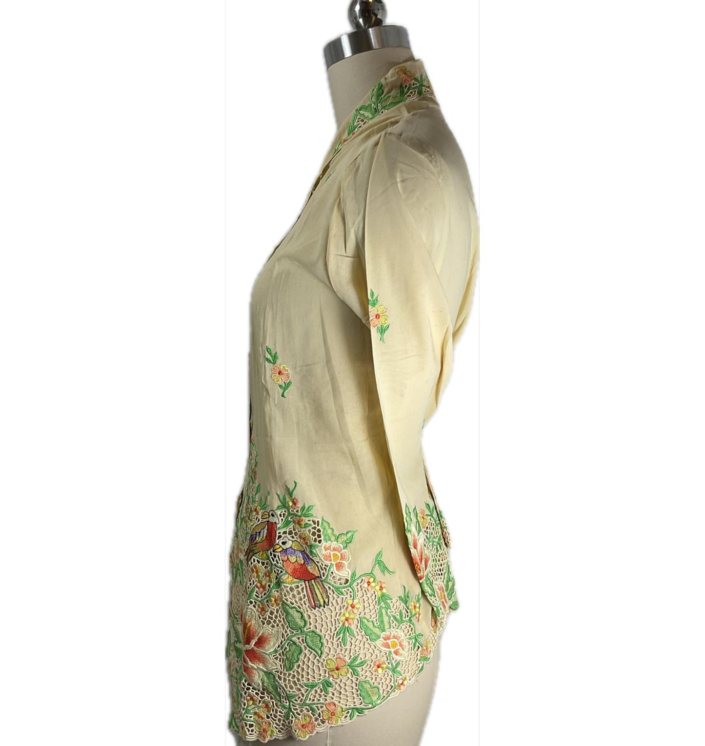 Premium Peranakan Top PPT-XL-YELLOW-B6666025