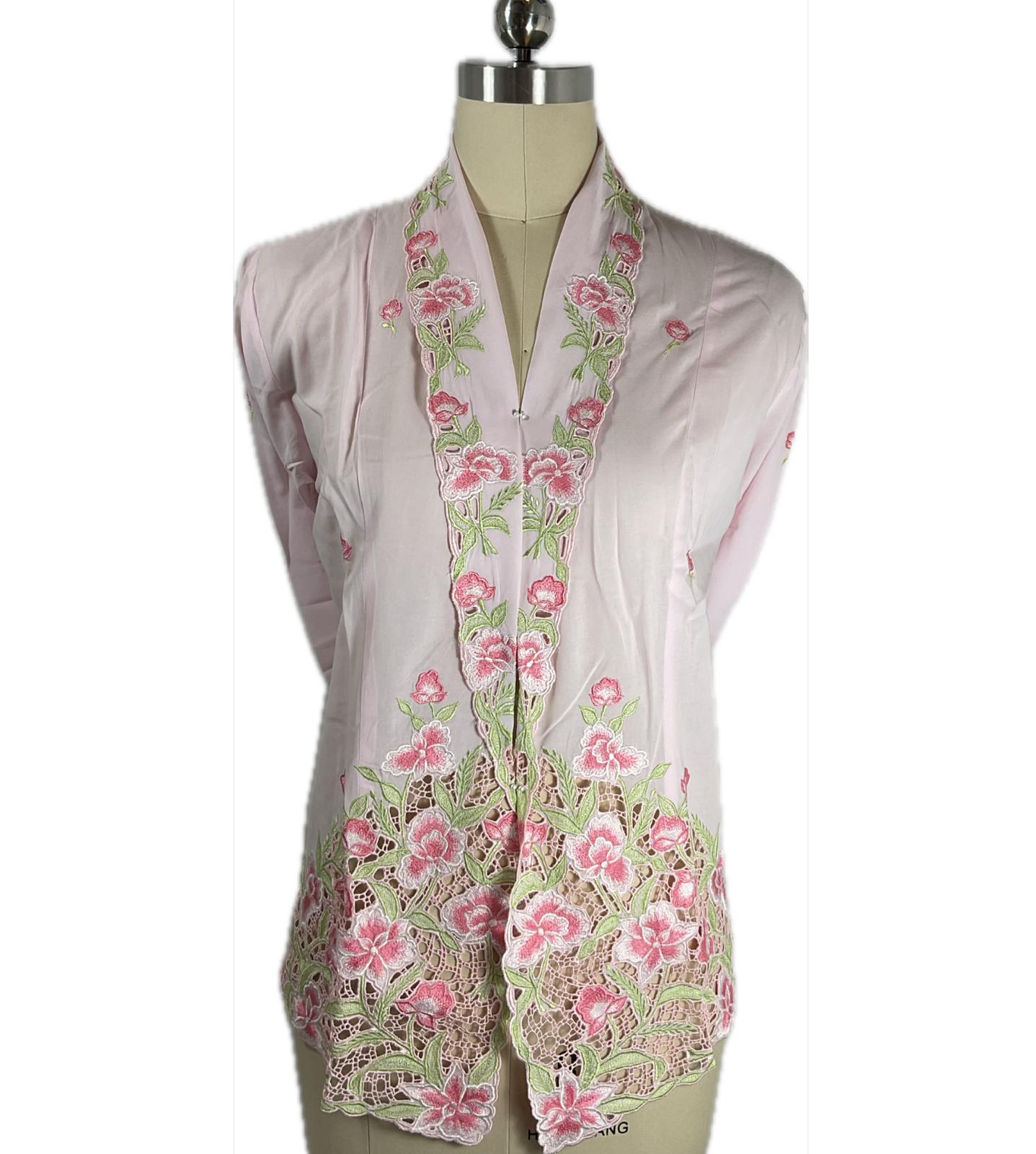 Premium Peranakan Top PPT-XL-PINK-B6666026