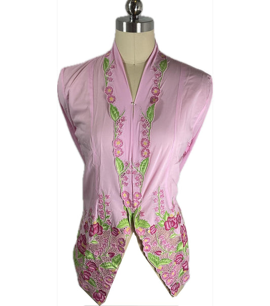 Premium Peranakan Top PPT-XL-PINK-B6666027