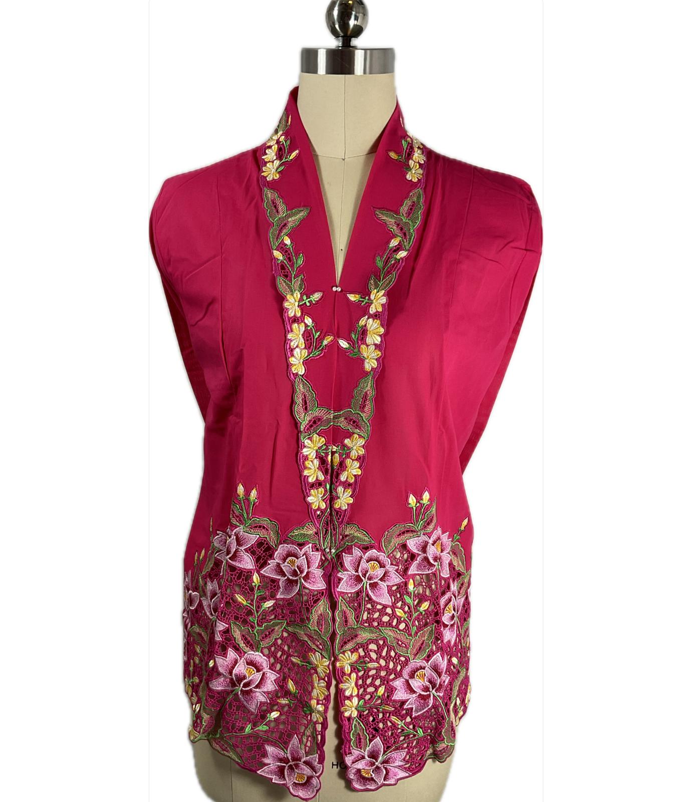 Premium Peranakan Top PPT-2XL-PINK-B66666008
