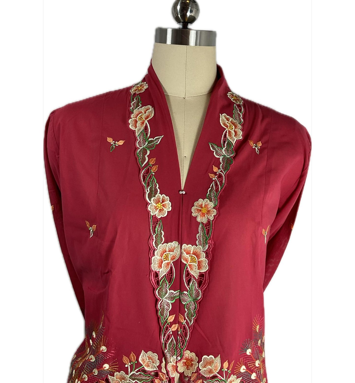 Premium Peranakan Top PPT-2XL-RED-B66666009