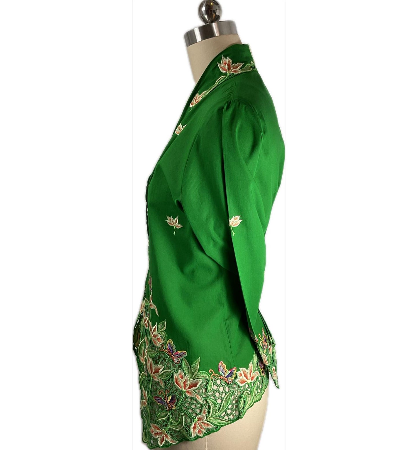 Premium Peranakan Top PPT-L-GREEN-B666013