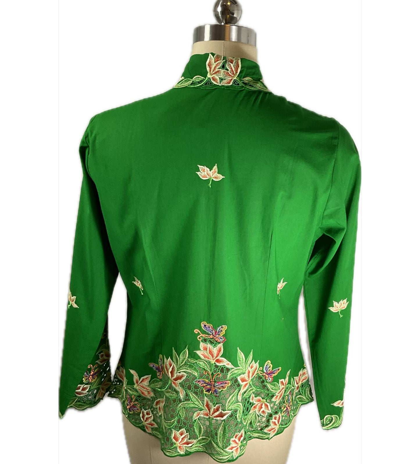 Premium Peranakan Top PPT-L-GREEN-B666013