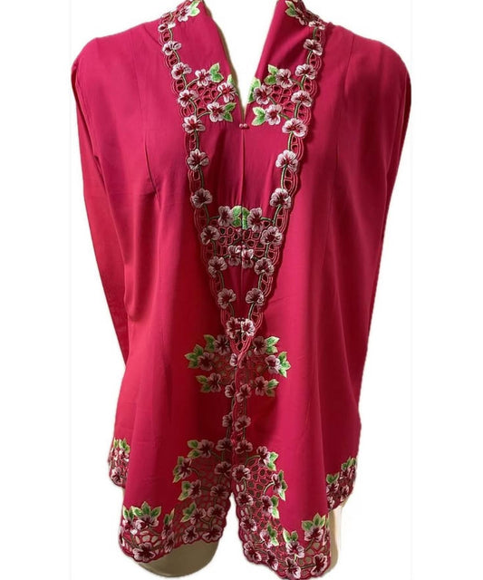 Premium Peranakan Top PPT-2XL-PINK-B66666004