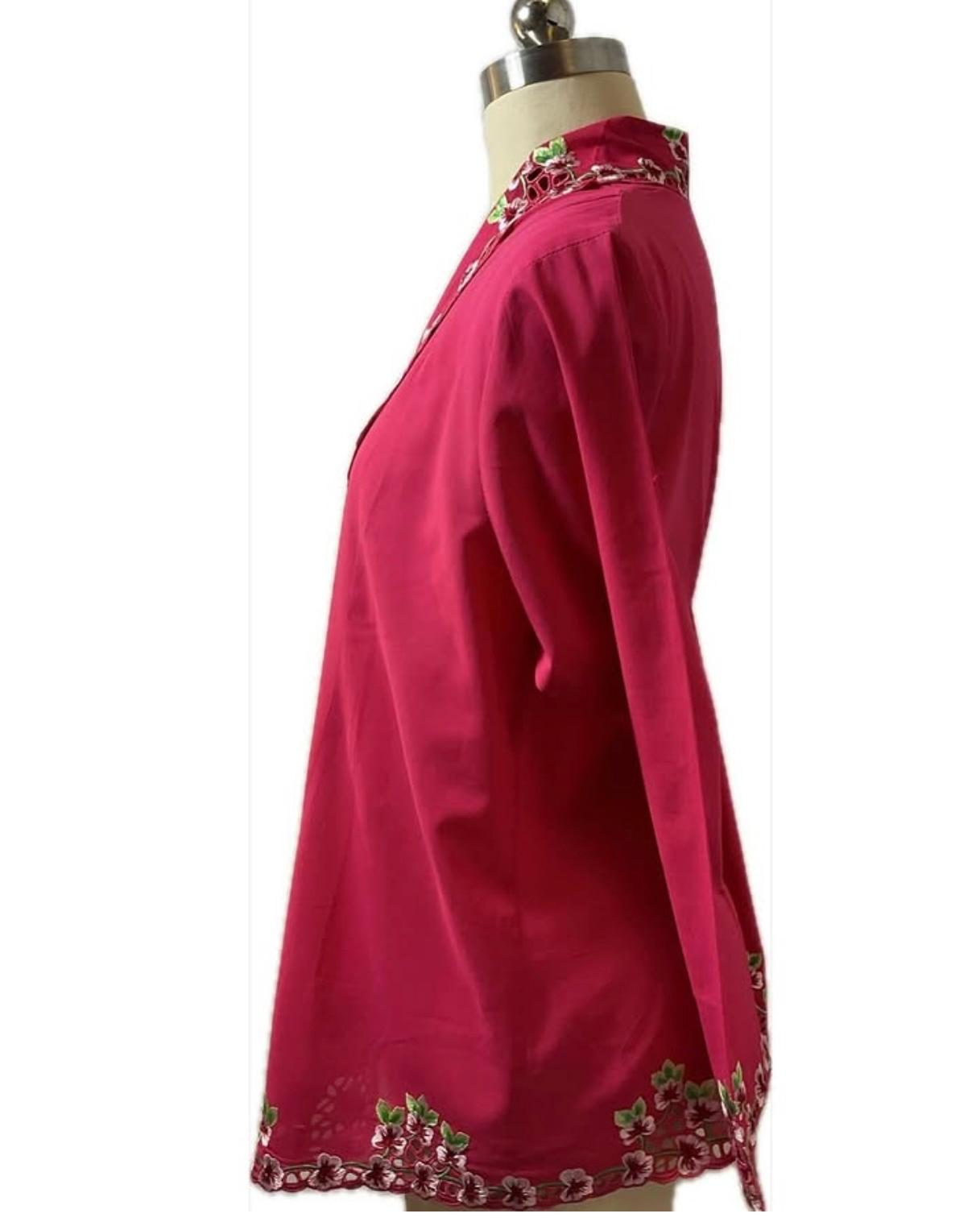 Premium Peranakan Top PPT-2XL-PINK-B66666004