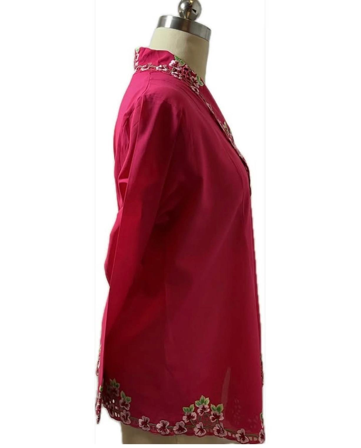 Premium Peranakan Top PPT-2XL-PINK-B66666004