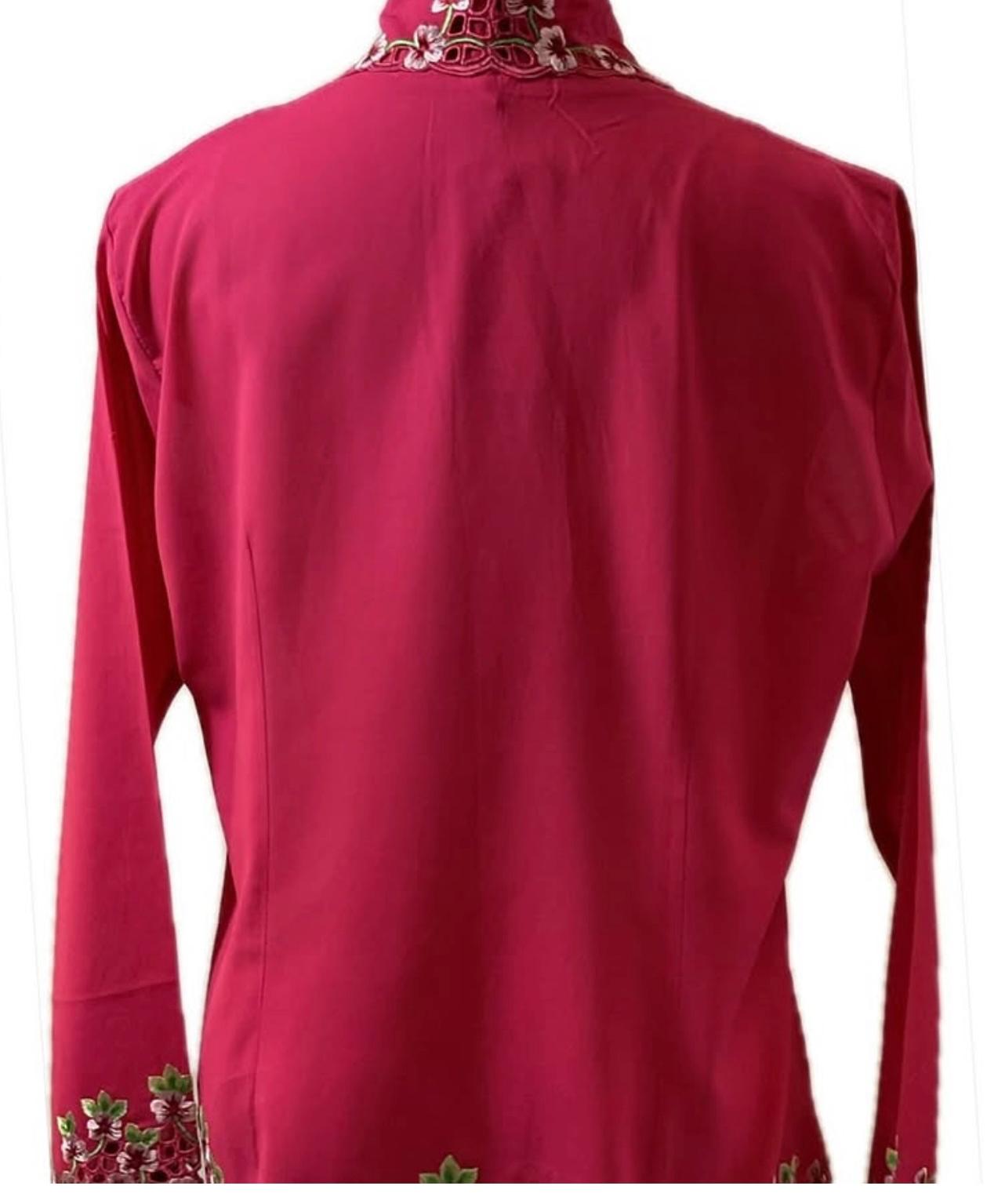 Premium Peranakan Top PPT-2XL-PINK-B66666004