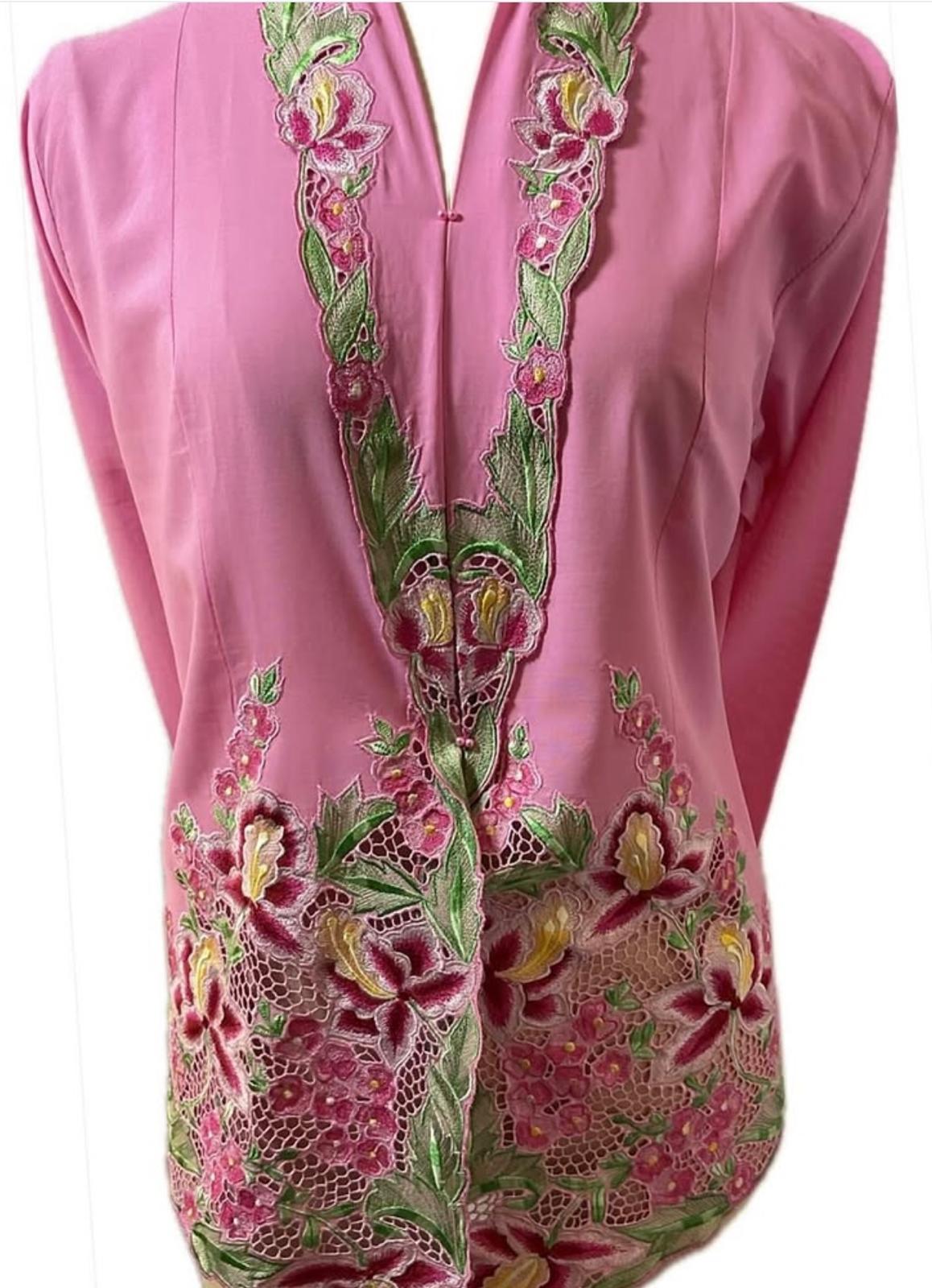 Premium Peranakan Top PPT-2XL-PINK-B66666005