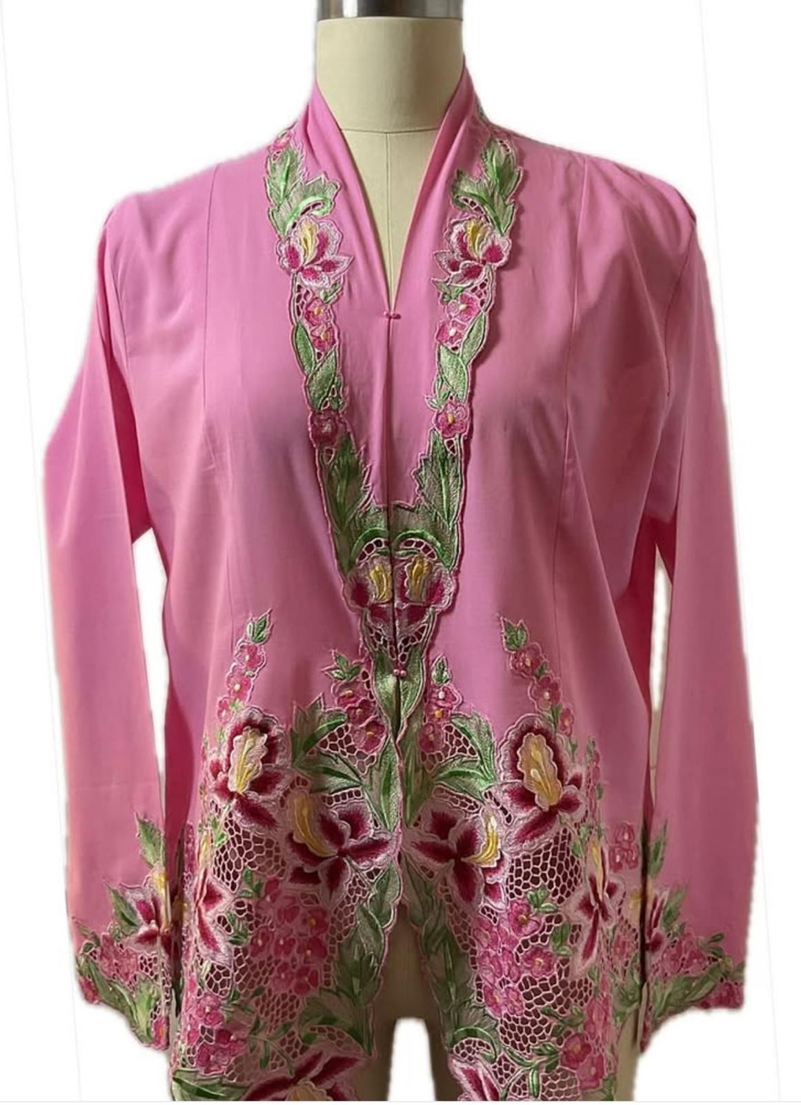 Premium Peranakan Top PPT-2XL-PINK-B66666005