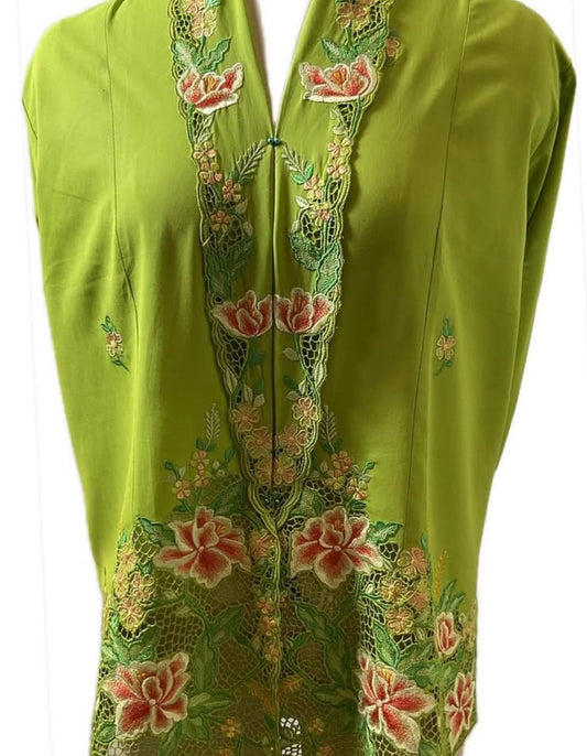 Premium Peranakan Top PPT-2XL-GREEN-B66666007