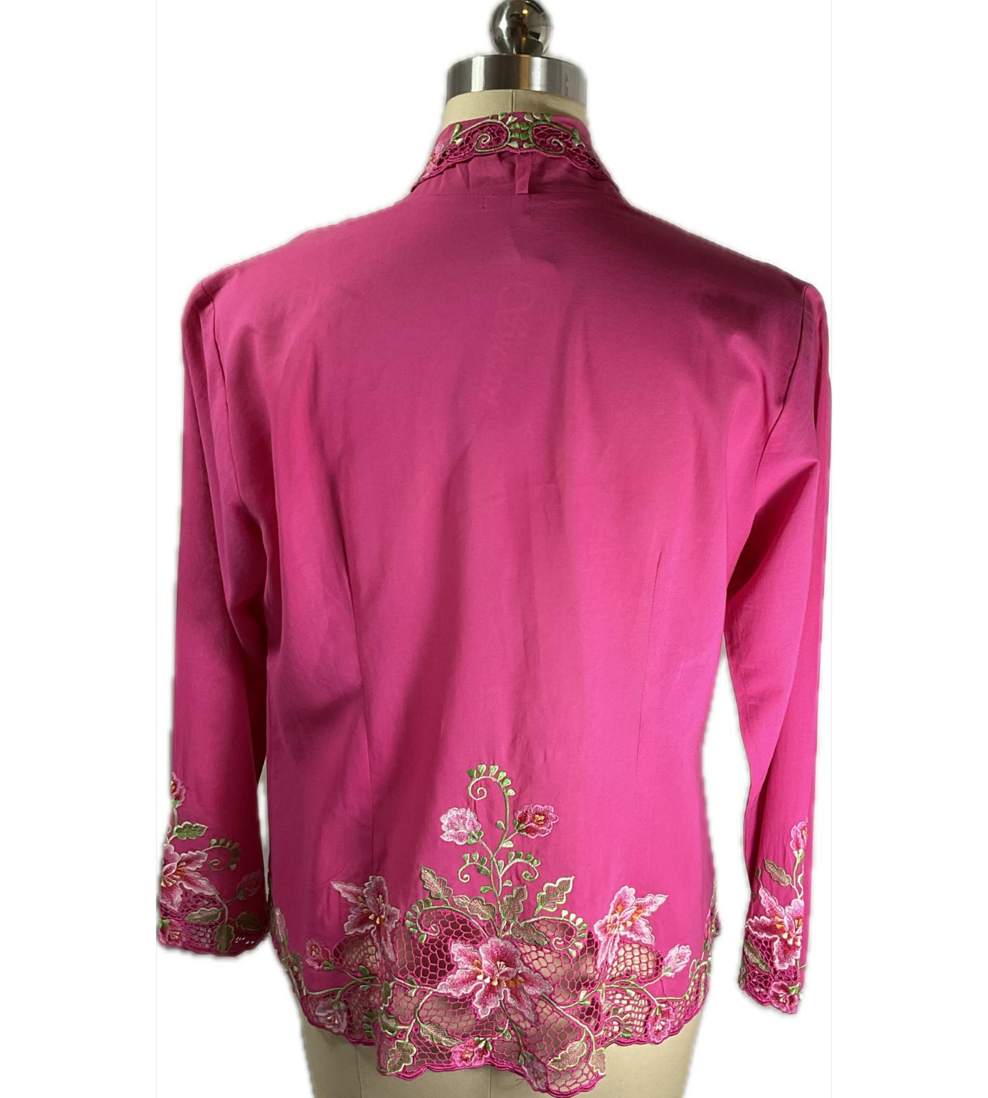 Premium Peranakan Top PPT-XL-PINK-B6666029
