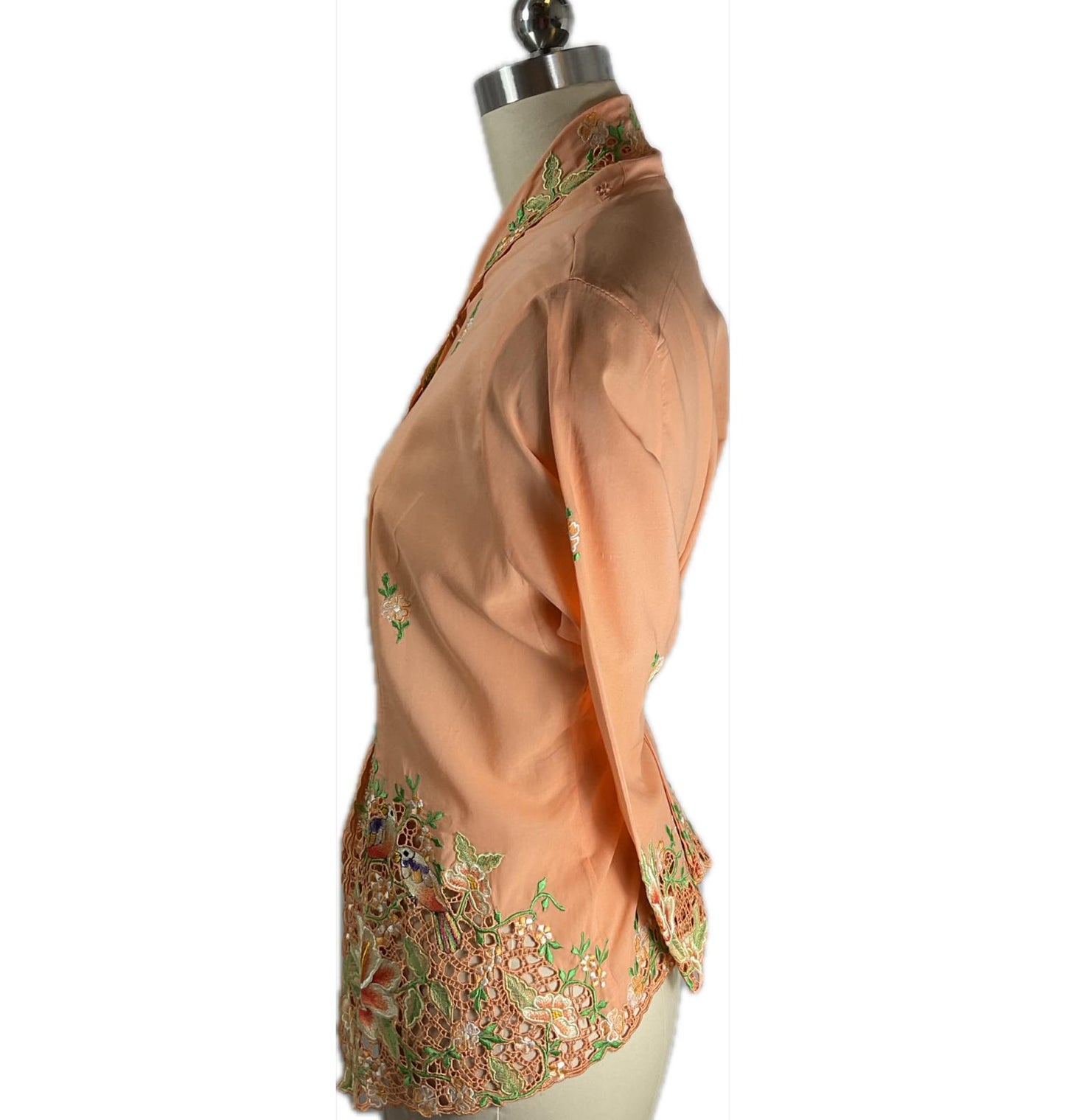 Premium Peranakan Top PPT-XL-ORANGE-B6666030
