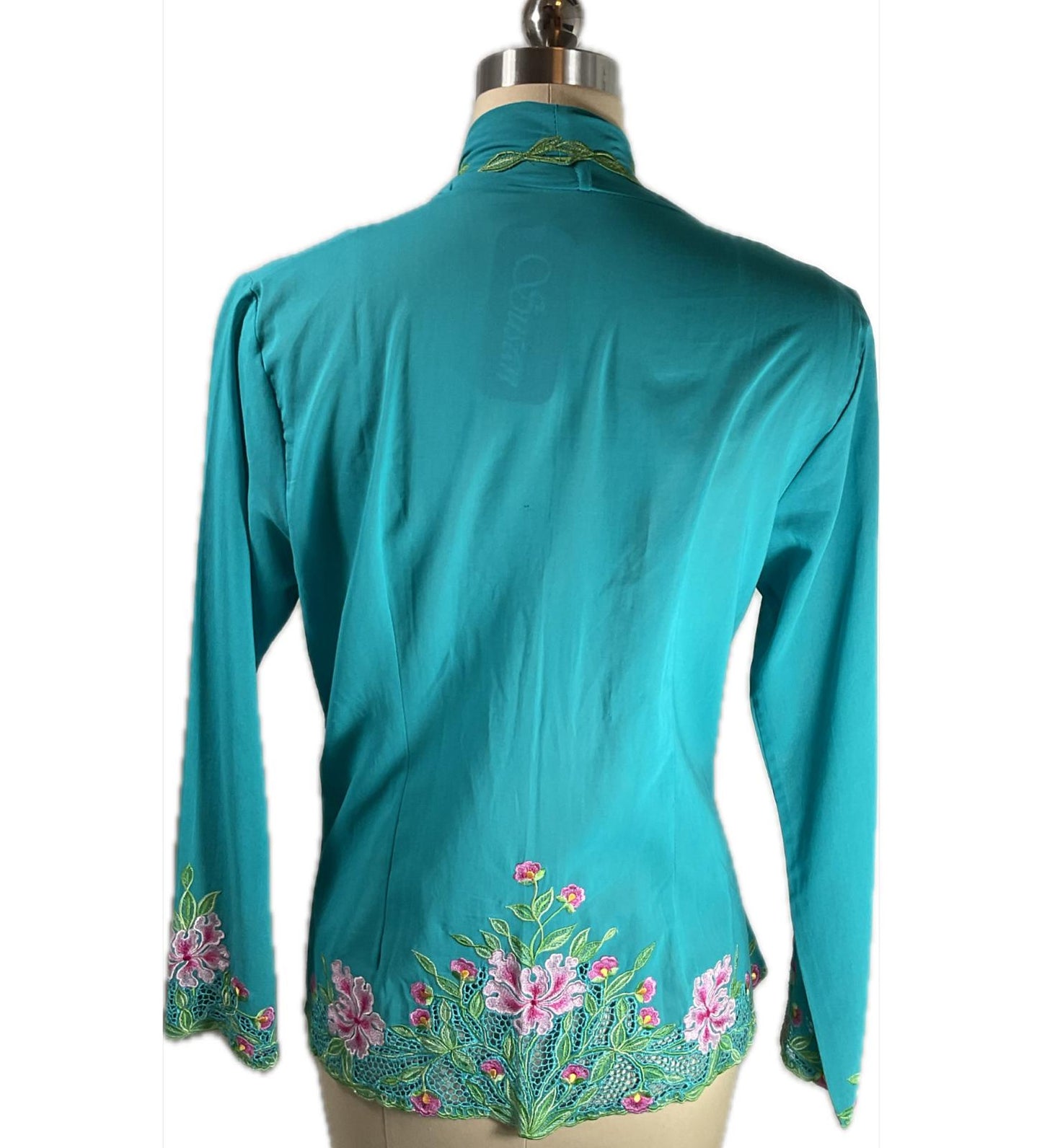 Premium Peranakan Top PPT-XL-TURQUOISE-B6666031
