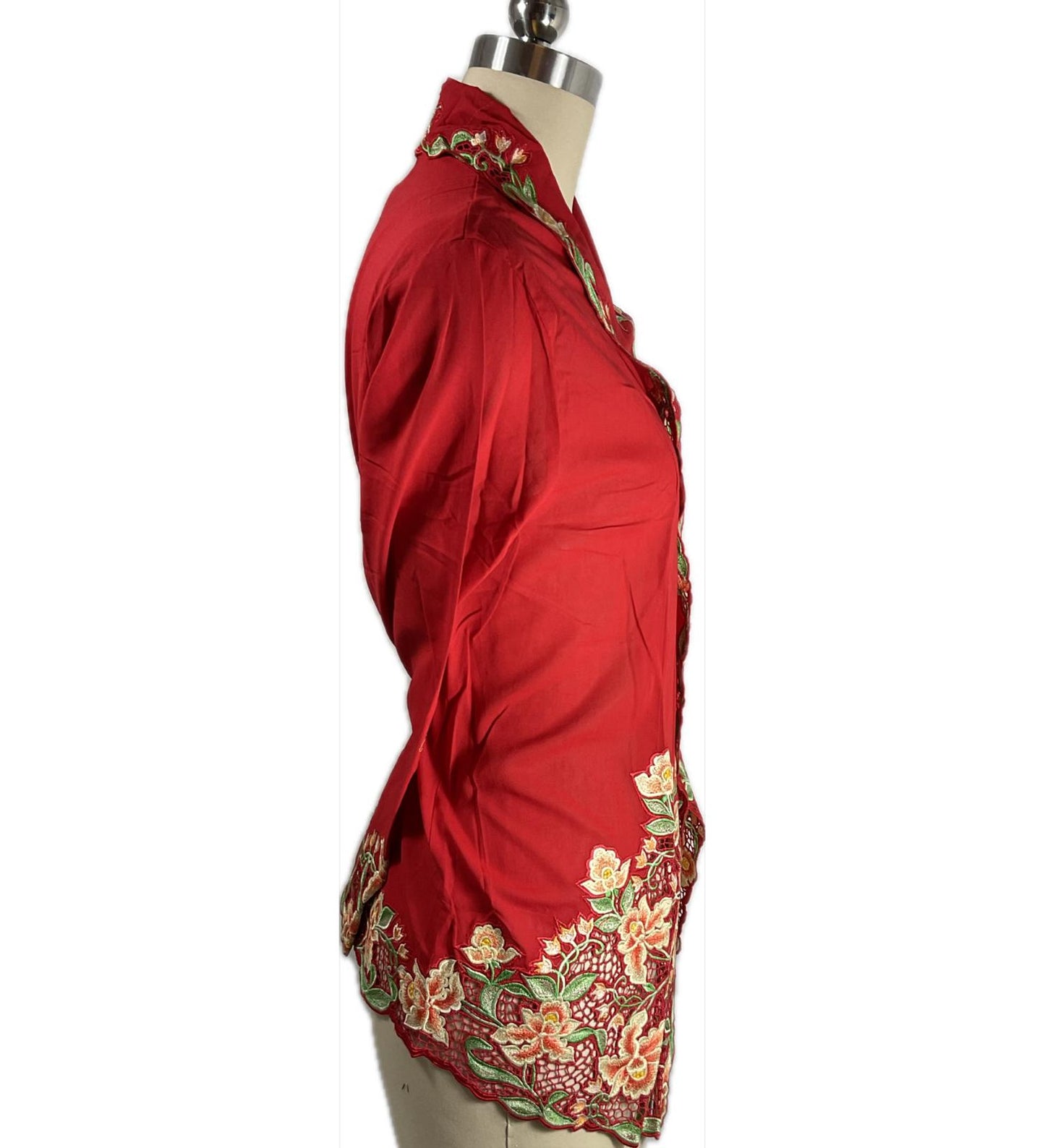 Premium Peranakan Top PPT-2XL-RED-B66666014