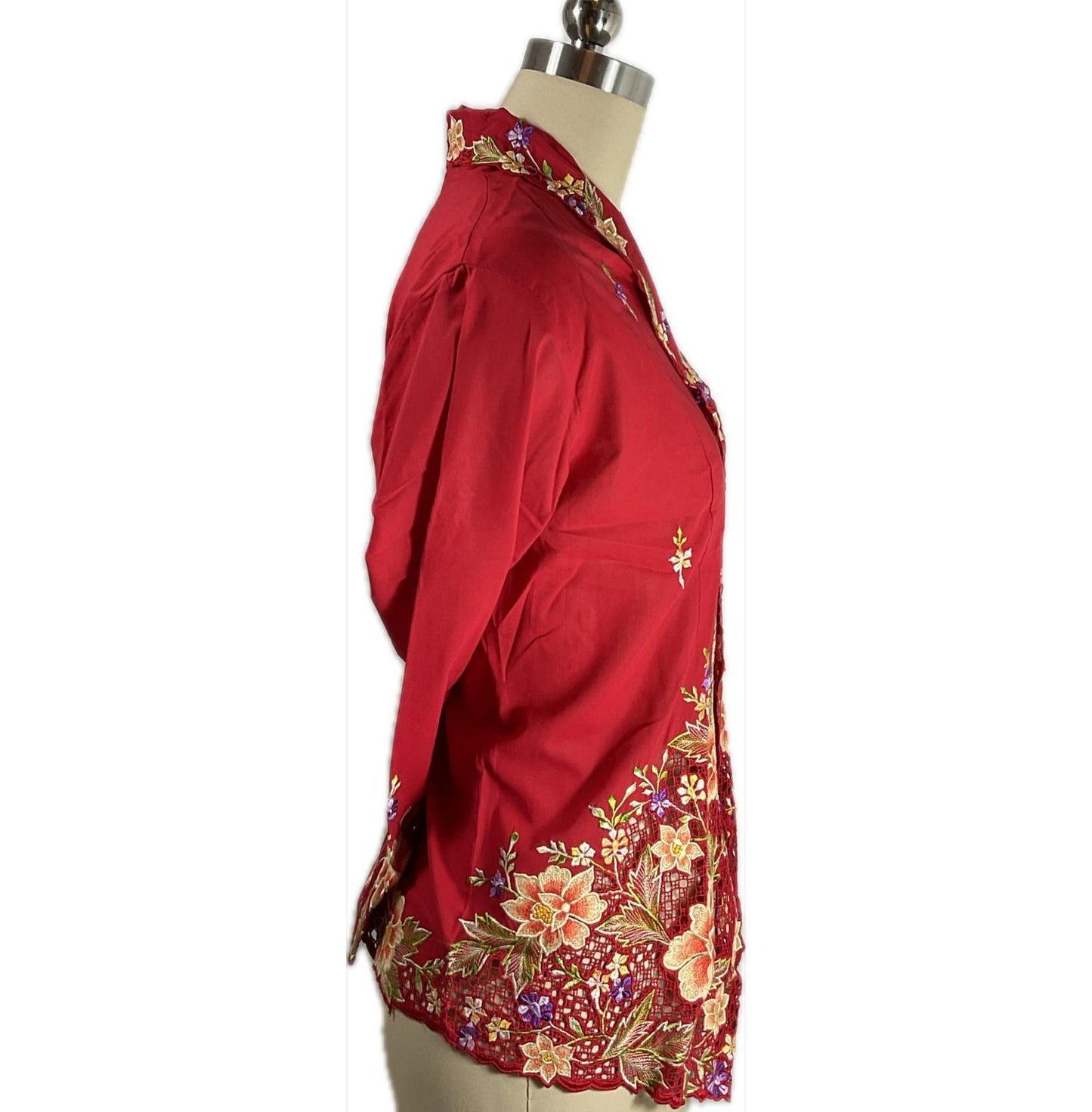 Premium Peranakan Top PPT-2XL-RED-B66666015