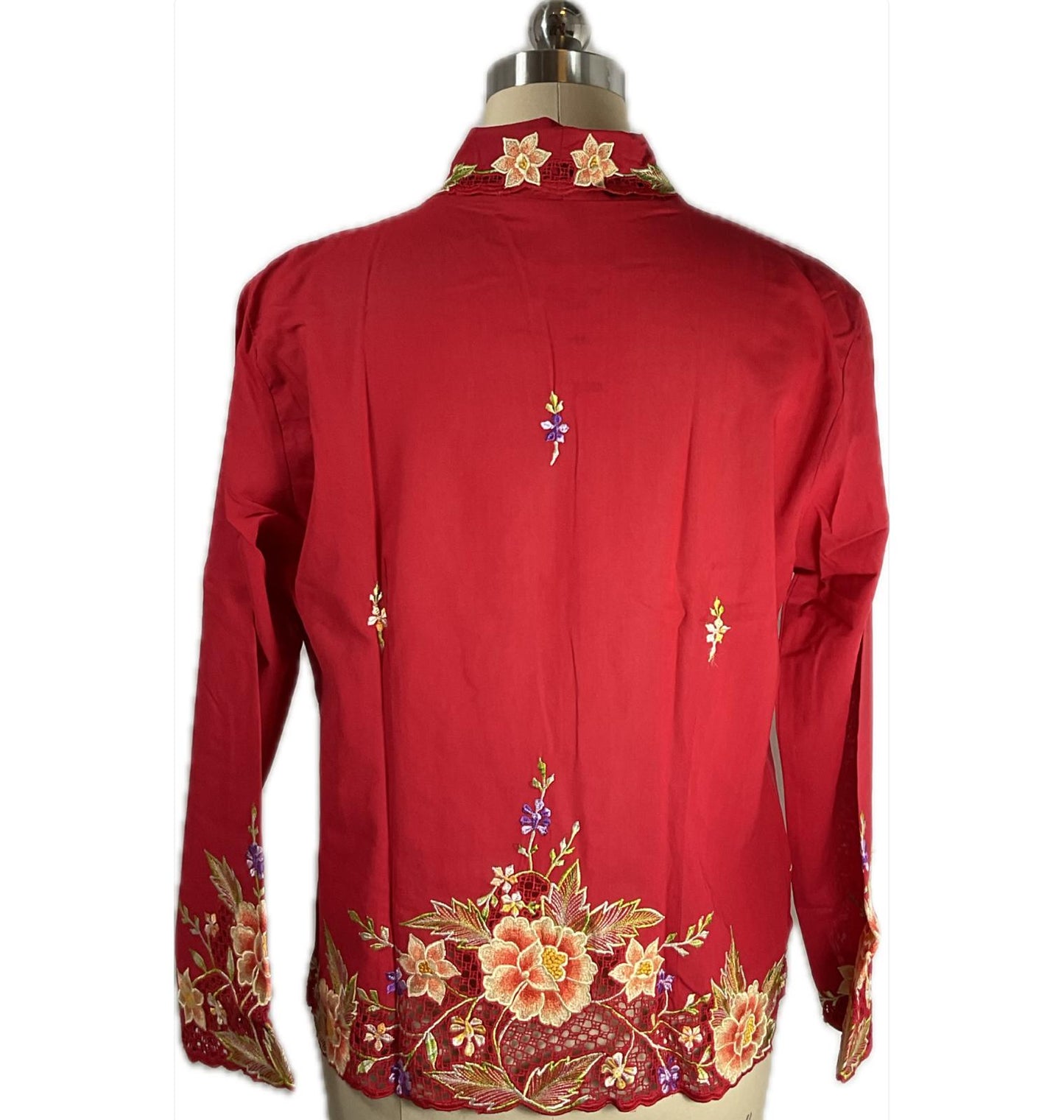 Premium Peranakan Top PPT-2XL-RED-B66666015