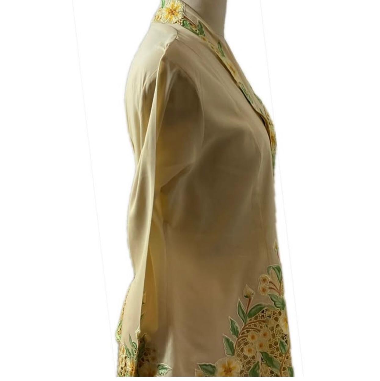 Premium Peranakan Top PPT-2XL-YELLOW-B66666017