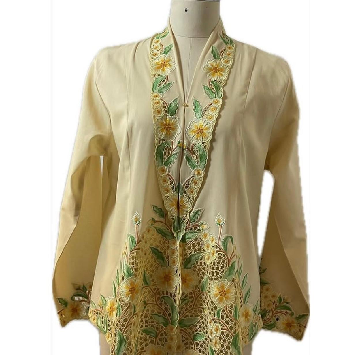 Premium Peranakan Top PPT-2XL-YELLOW-B66666017
