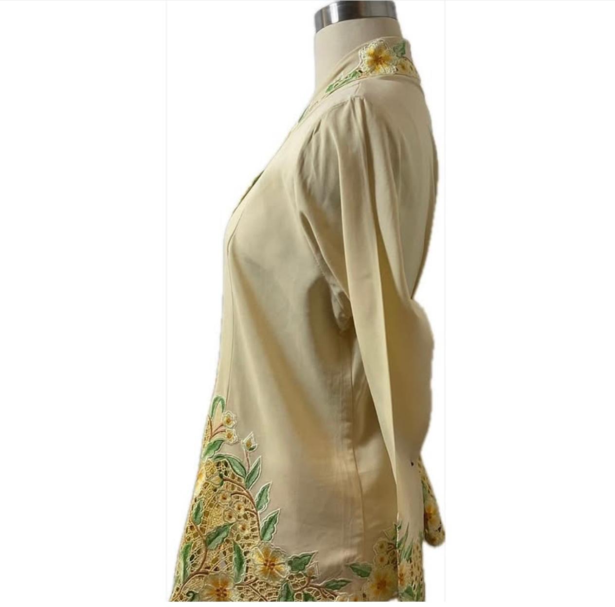 Premium Peranakan Top PPT-2XL-YELLOW-B66666017