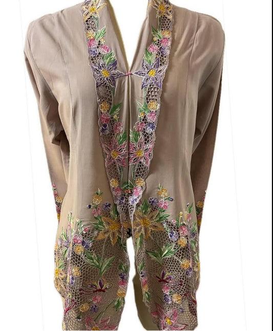 Premium Peranakan Top PPT-2XL-GRAY-B66666020