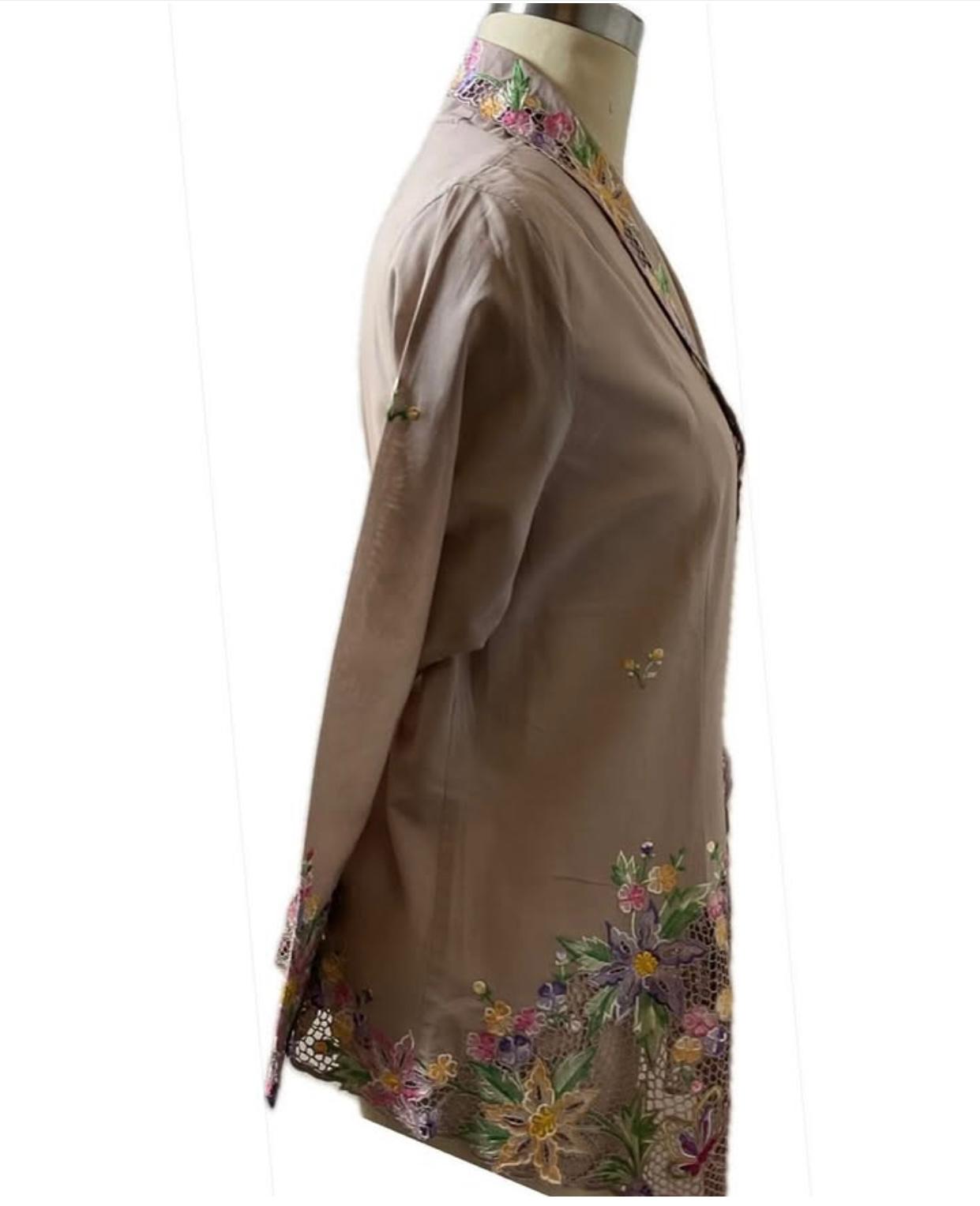 Premium Peranakan Top PPT-2XL-GRAY-B66666020