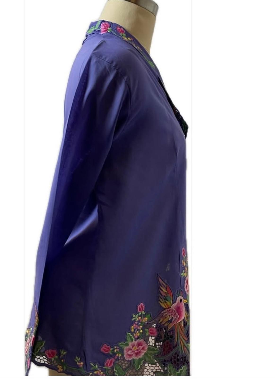 Premium Peranakan Top PPT-2XL-PURPLE-B66666024