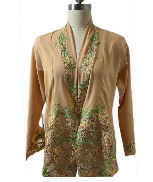 Premium Peranakan Top PPT-2XL-BROWN-B66666025