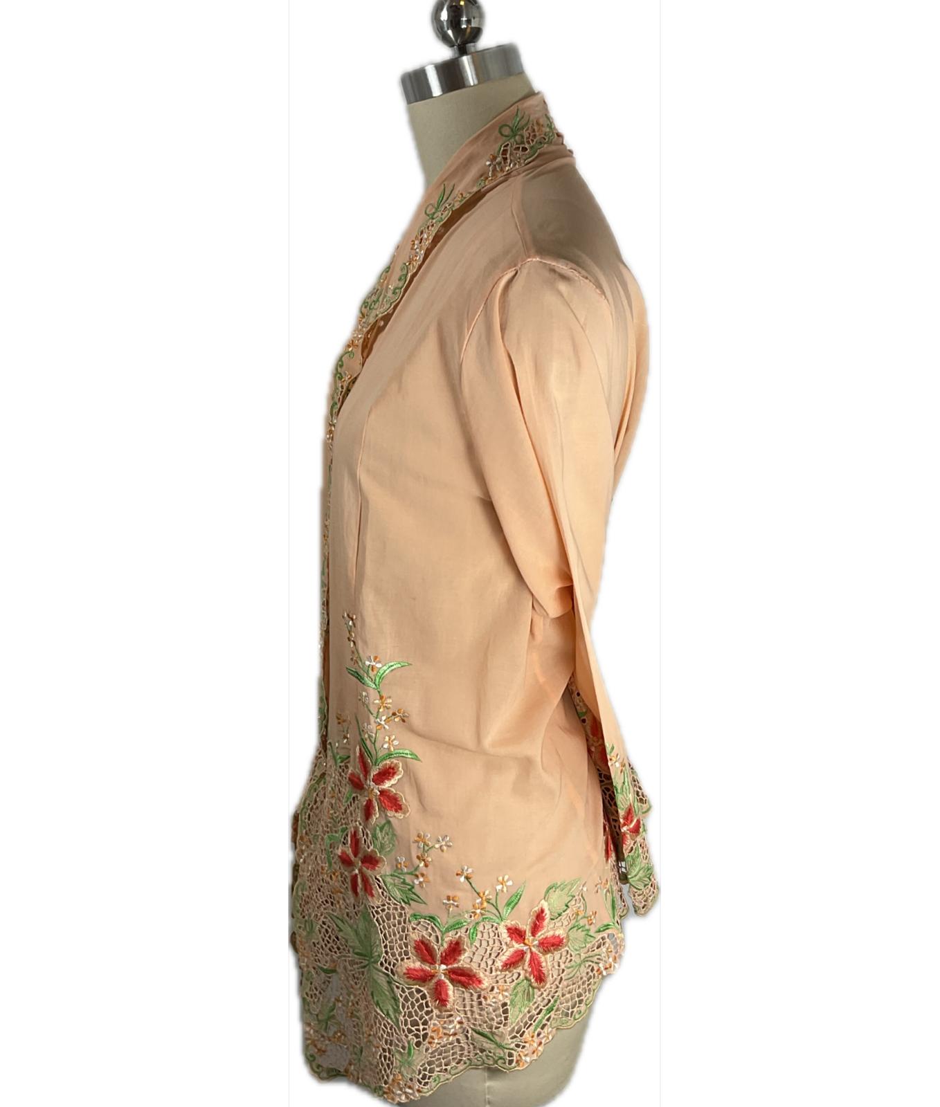 Premium Peranakan Top PPT-4XL-ORANGE-B6666666001