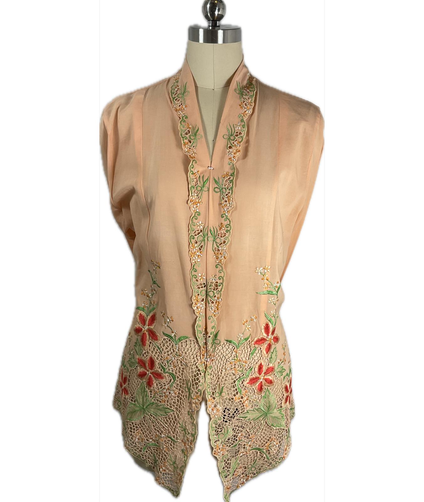 Premium Peranakan Top PPT-4XL-ORANGE-B6666666001