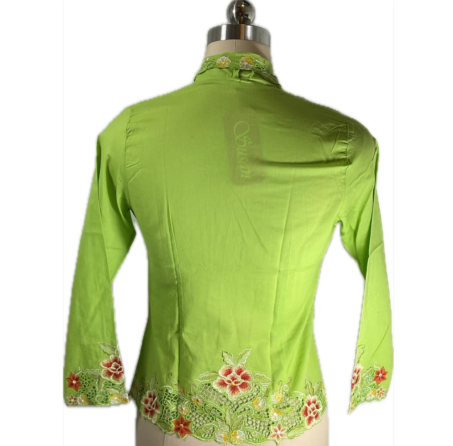 Standard Peranakan Top SPT-S-GREEN-A6004