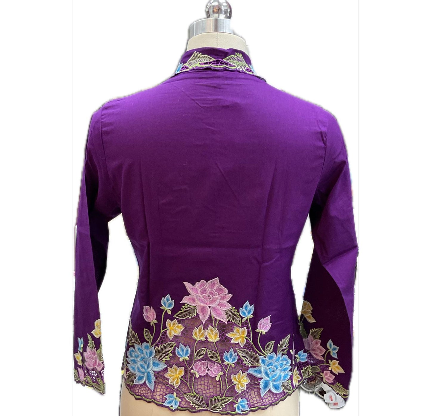 Standard Peranakan Top SPT-S-PURPLE-A6006