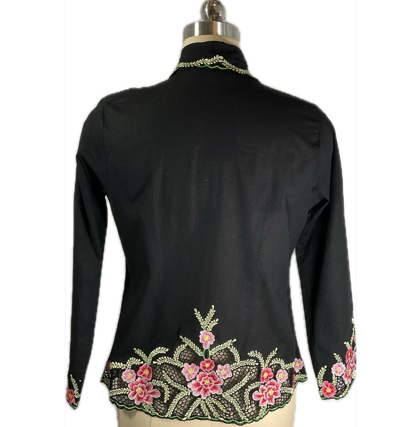 Standard Peranakan Top SPT-M-BLACK-A66011