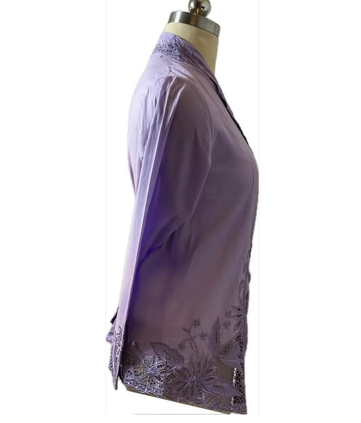 Standard Peranakan Top SPT-L-PURPLE-A666002