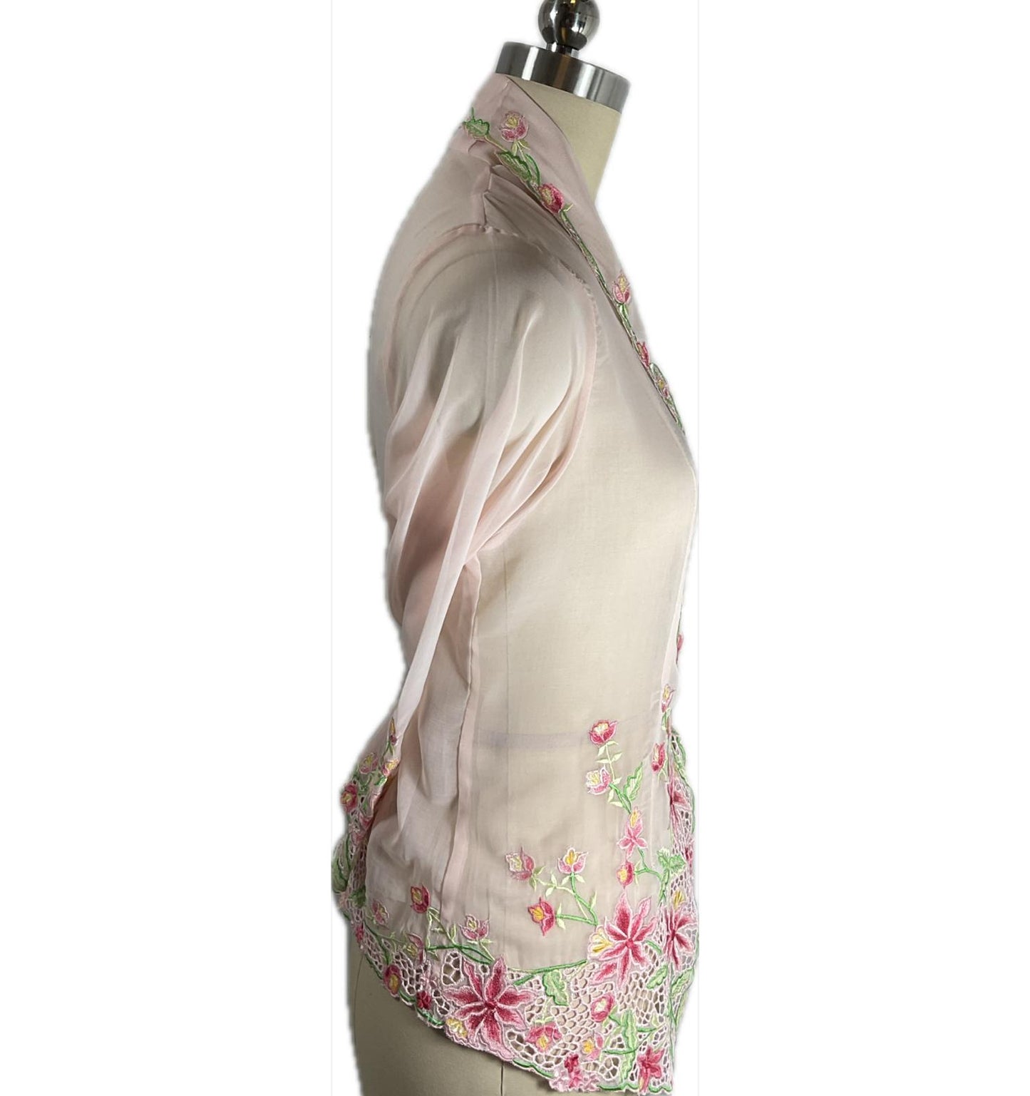 Standard Peranakan Top SPT-L-PEACH-A666007
