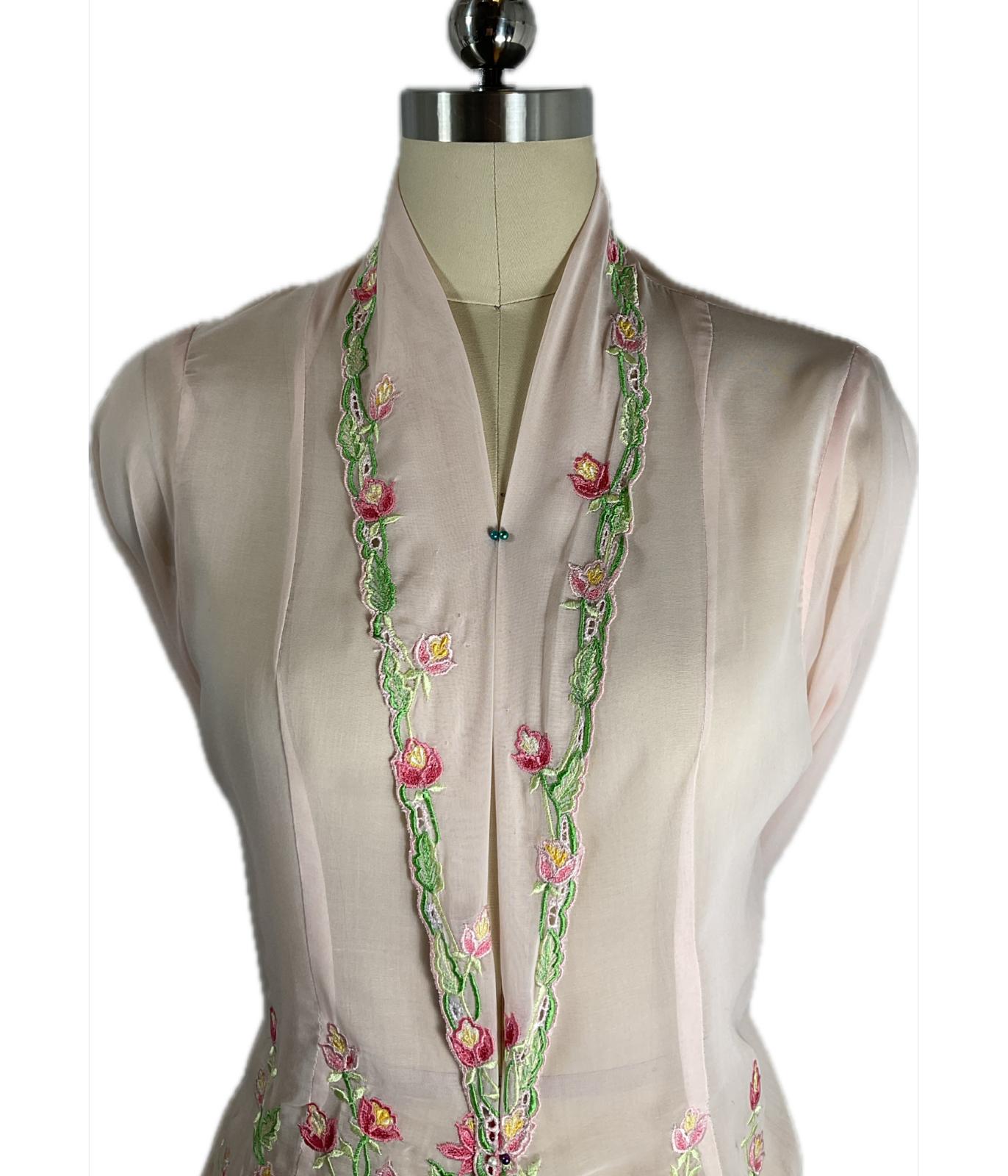 Standard Peranakan Top SPT-L-PEACH-A666007